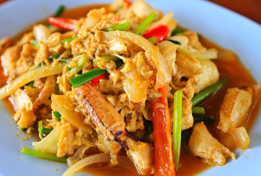 Pu Pad Pong Karee (Crab Curry)